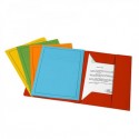 Cartella a 3 lembi Fraschini Bristol 25x33 cm con dorso espandibile fino a 2 cm giallo  conf. da 25 - 2015-G