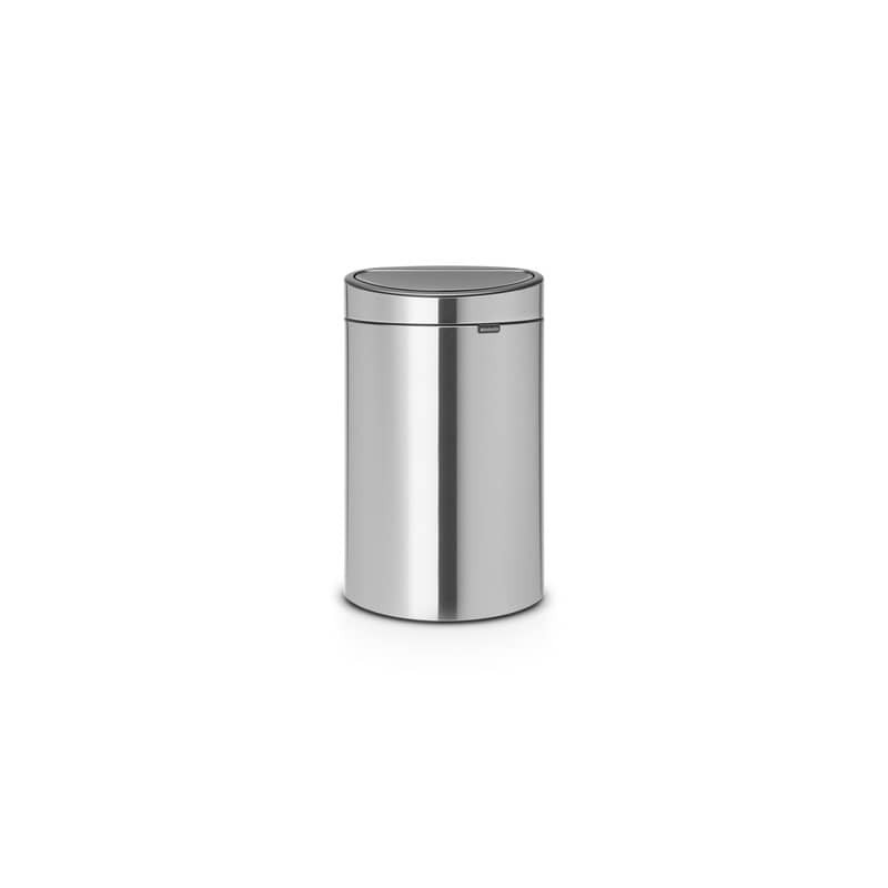 Pattumiera Brabantia Touch Bin New 30,2x43,5x72,7 cm 40 litri Inox Satinato - 114823