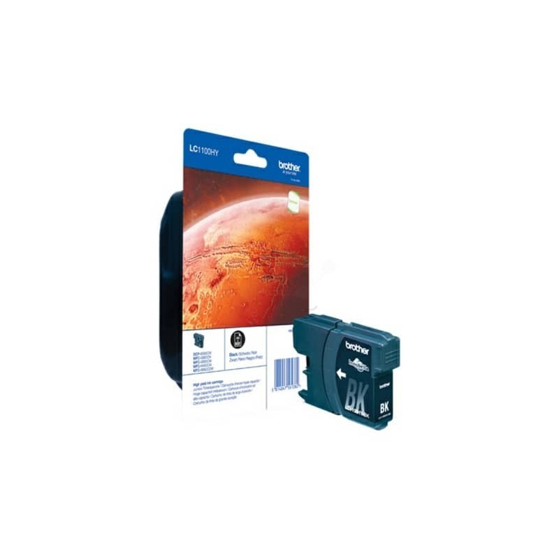 Cartuccia inkjet alta resa 1100 Brother nero LC-1100HYBK