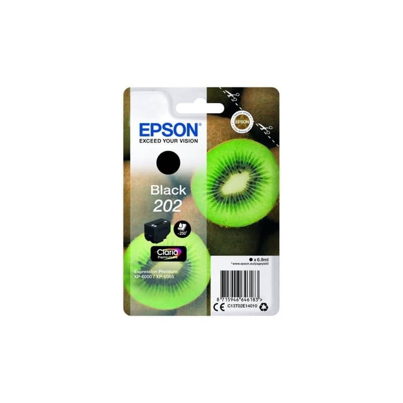 Cartuccia inkjet Kiwi 202 Epson nero  C13T02E14010