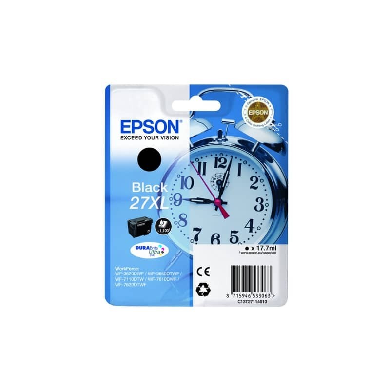 Cartuccia inkjet standard Sveglia 27XL Epson nero C13T27114012