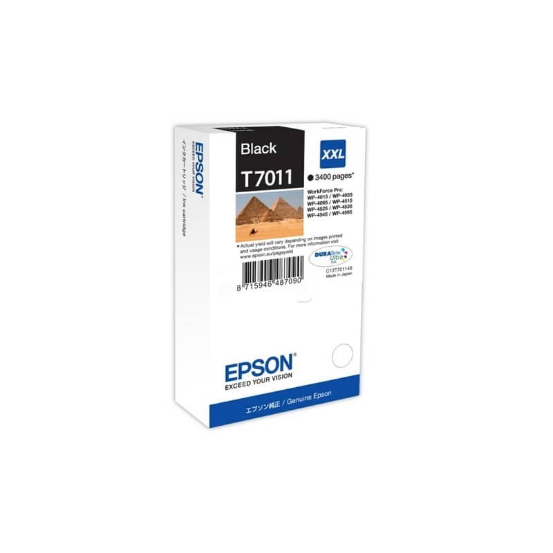 Cartuccia inkjet altissima resa ink pigmentato T7011 Epson nero C13T70114010