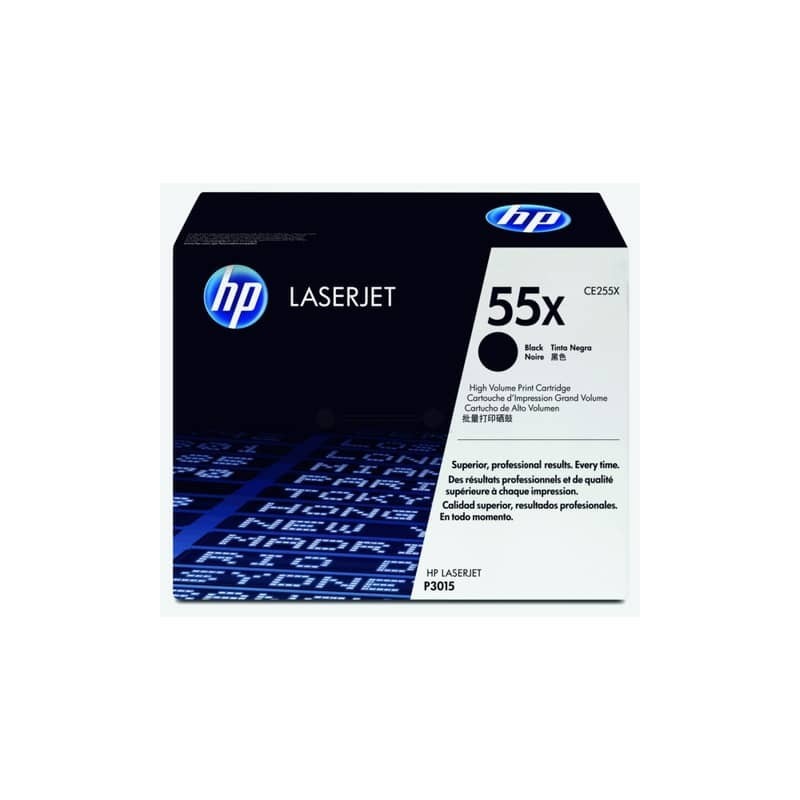 Toner alta capacità 55X HP nero  CE255X
