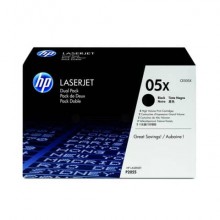 Toner alta capacità 05X HP nero  Conf. 2 - CE505XD