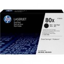 Toner alta capacità 80X HP nero  Conf. 2 - CF280XD