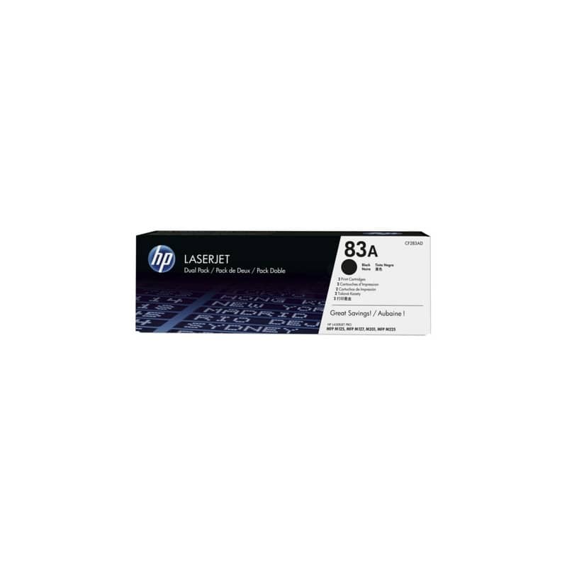 Toner 83A HP nero  Conf. 2 - CF283AD