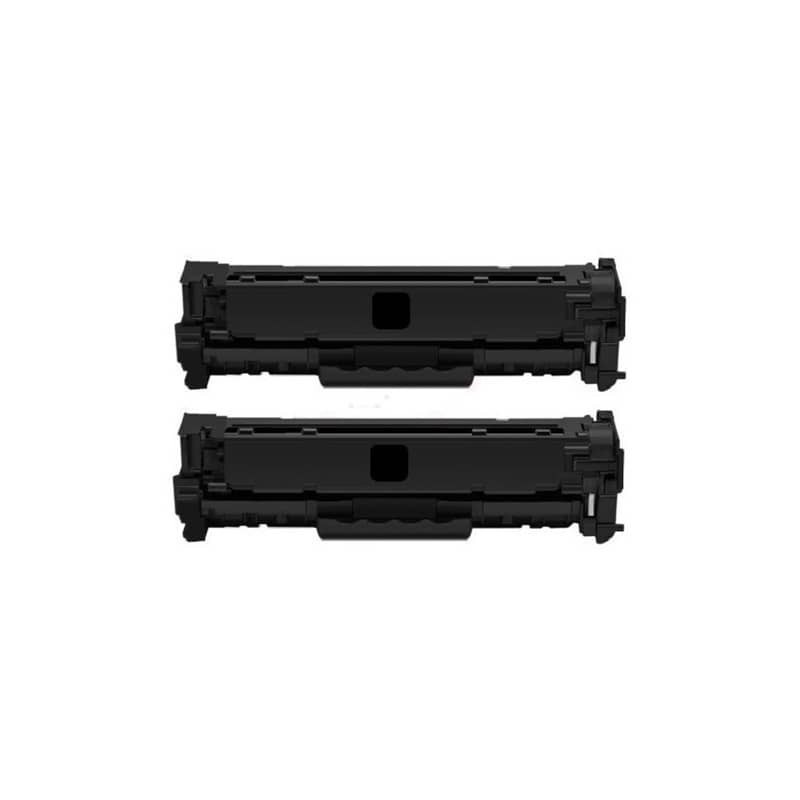 Toner alta capacità 410X HP nero  Conf. 2 - CF410XD