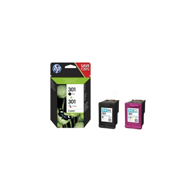 cartucce inkjet 301 HP nero +colore  Combo pack - N9J72AE