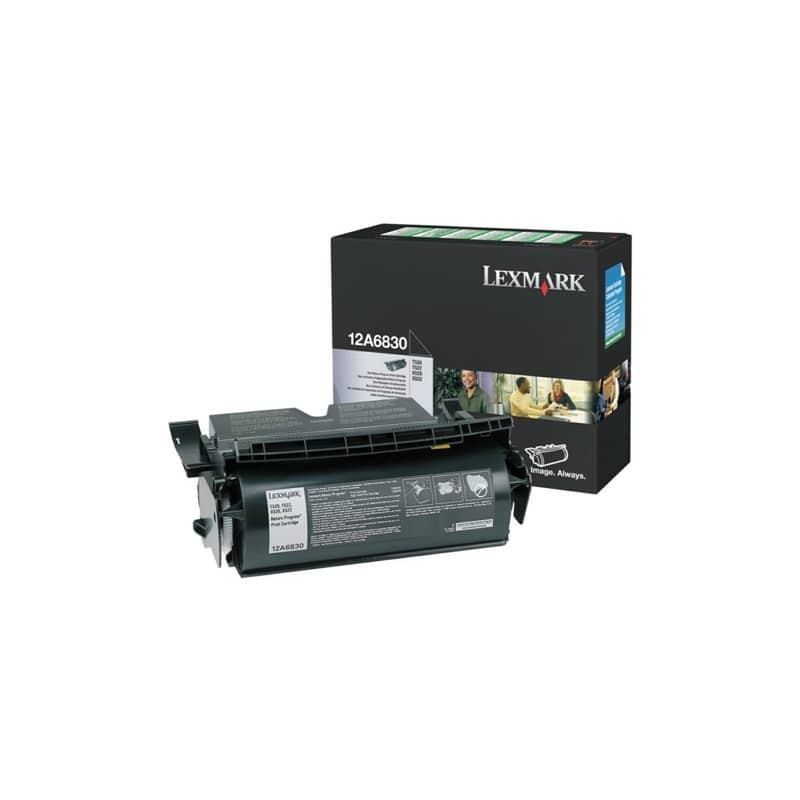 Toner return program Lexmark nero  12A6830