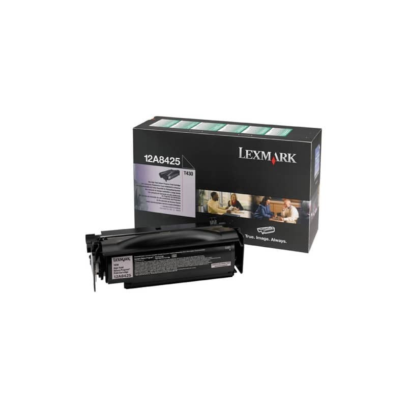 Toner alta resa return program Lexmark nero 12A8425