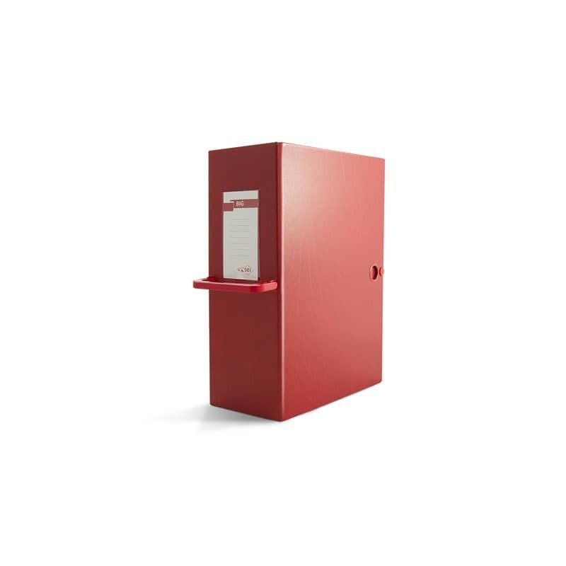 Cartella portaprogetti con bottone Sei Rota Big - dorso 20 cm rosso - 26x36 cm 68002012