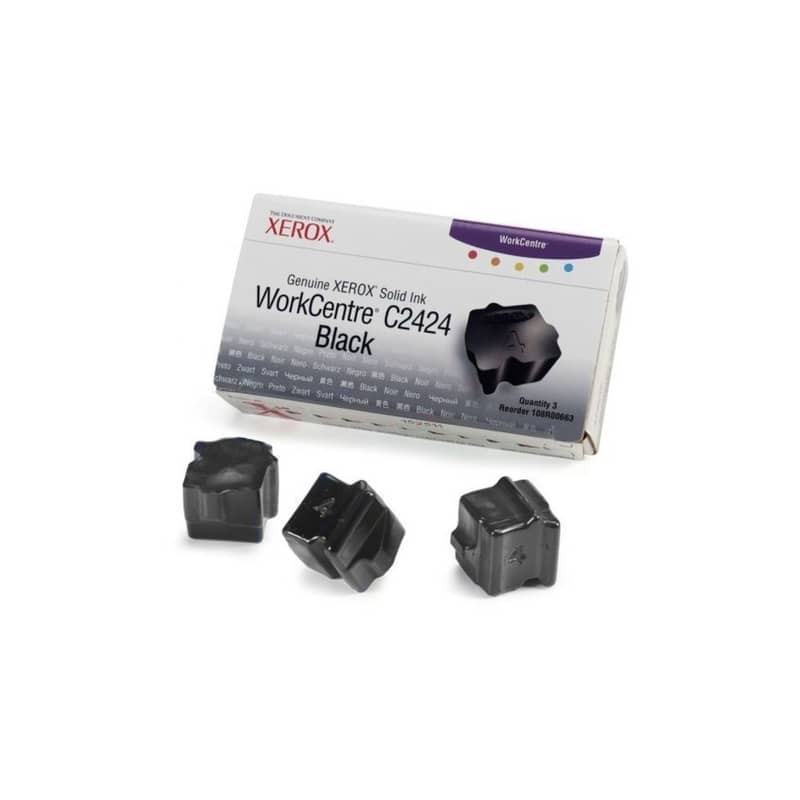 Stick solid ink Xerox nero  Conf. 3 - 108R00663