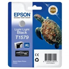 Cartuccia inkjet alta capacità ink pigmentato blister RS T1579 Epson nero chiaro chiaro - C13T15794010