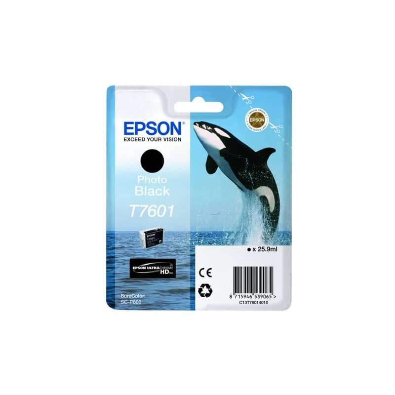 Cartuccia inkjet T7601 Epson nero fotografico C13T76014010