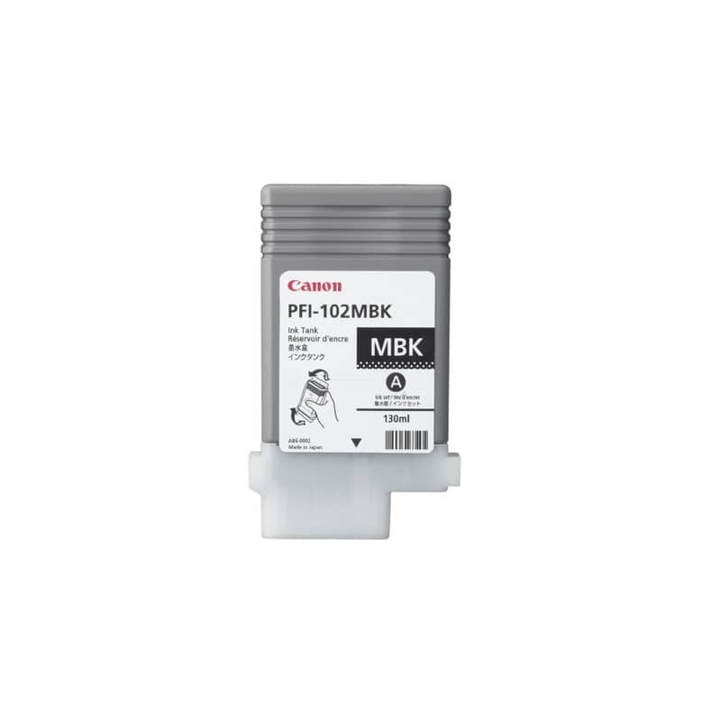 Serbatoio inchiostro PFI-102MBK Canon nero opaco 0894B001AA