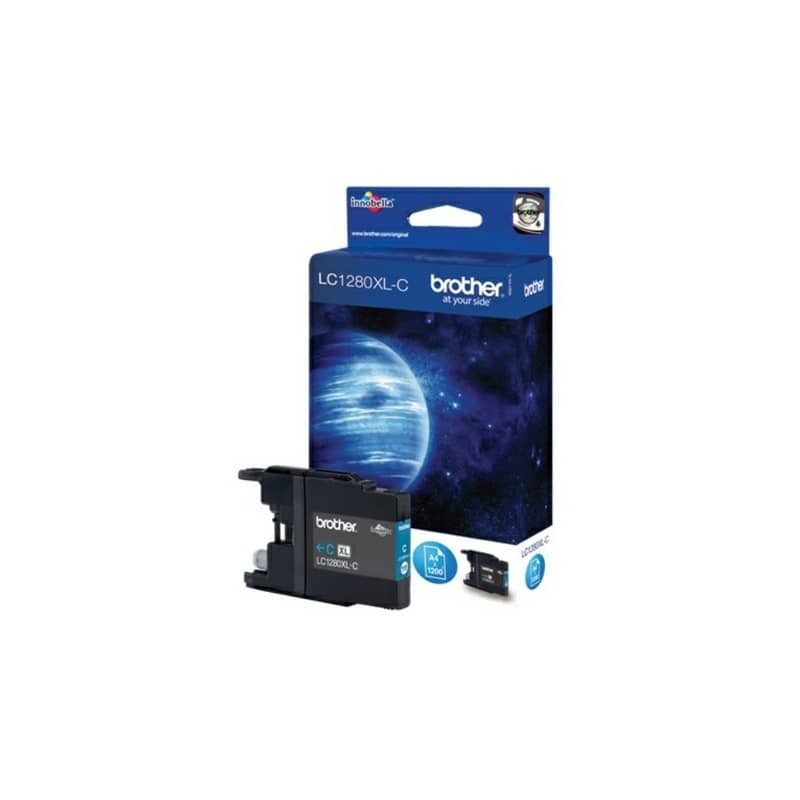 Cartuccia inkjet alta capacità 1280 Brother ciano LC-1280XLC